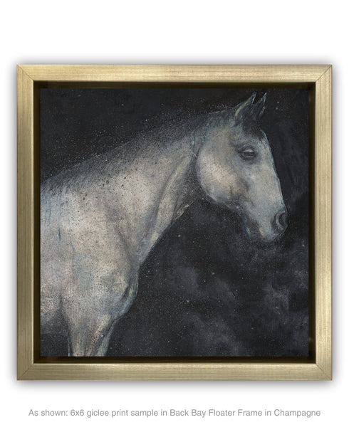 Horse | Framed Giclee Print on Canvas